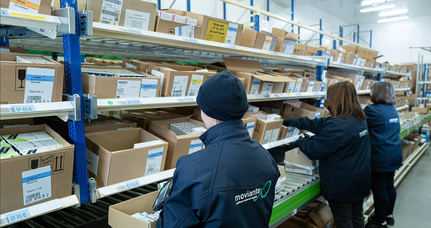Movianto France pick & pack preparations cold area