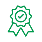 Icon symbolizing certified GDP, GMP, AEO, and ISO operations